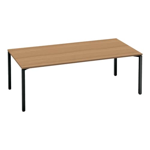 ワークフィット角M配線箱無A脚W210D105黒M