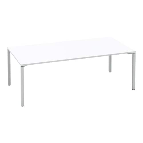 ワークフィット角M配線箱無A脚W210D105銀W