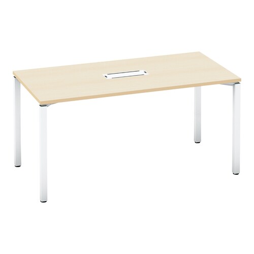 ワークフィット角M配線箱付A脚W150D75白N