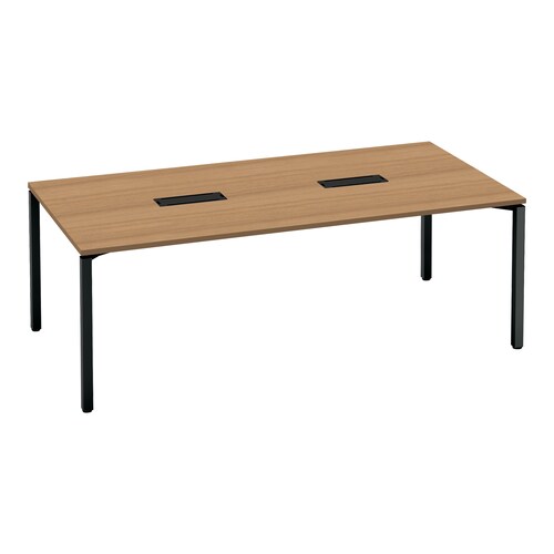 ワークフィット角M配線箱付A脚W210D105黒M