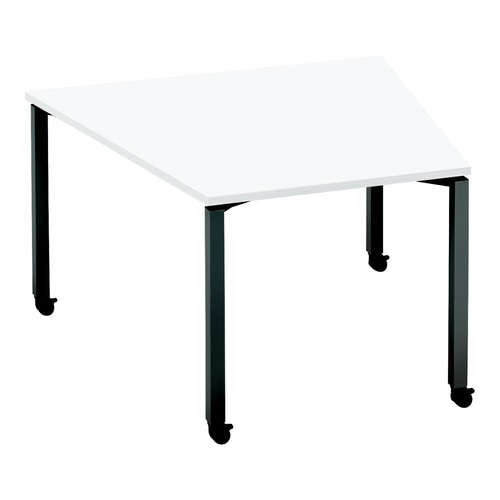 ワークフィット台M配線箱無C脚122118.5黒W