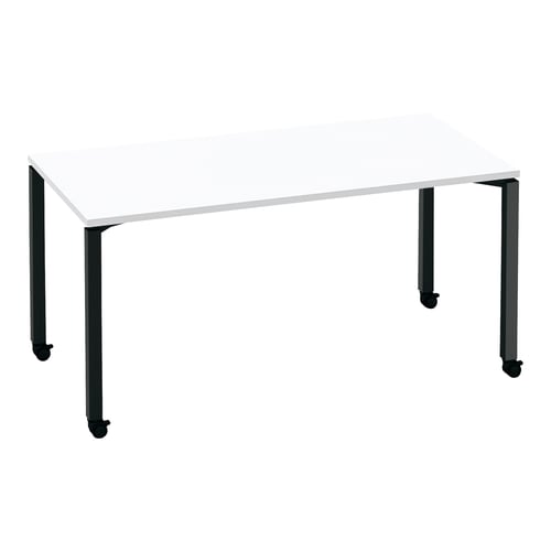 ワークフィット角M配線箱無C脚W150D75黒W