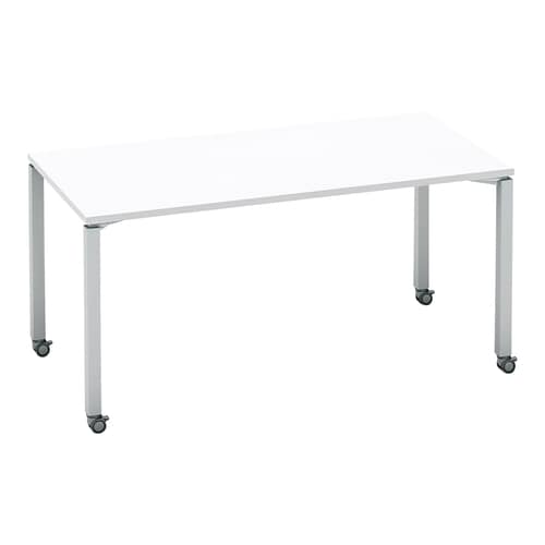 ワークフィット角M配線箱無C脚W150D75銀W