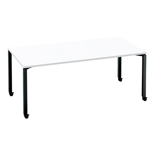 ワークフィット角M配線箱無C脚W180D90黒W