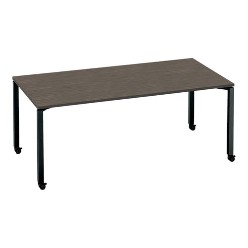 ワークフィット角M配線箱無C脚W180D90黒B