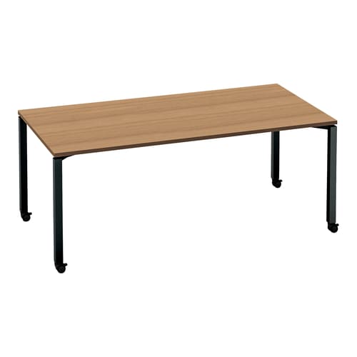 ワークフィット角M配線箱無C脚W180D90黒M