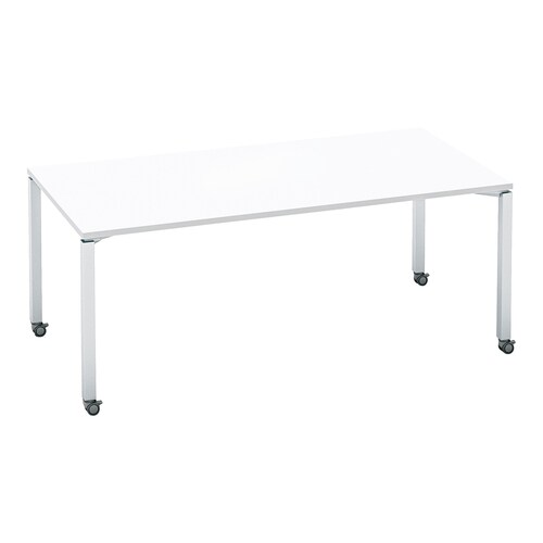 ワークフィット角M配線箱無C脚W180D90白W