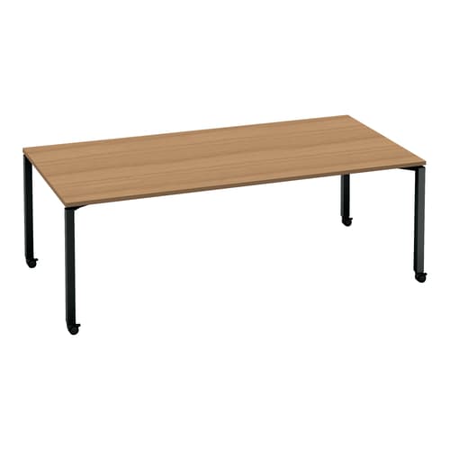 ワークフィット角M配線箱無C脚W210D105黒M