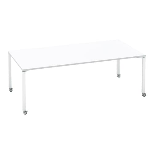 ワークフィット角M配線箱無C脚W210D105白W