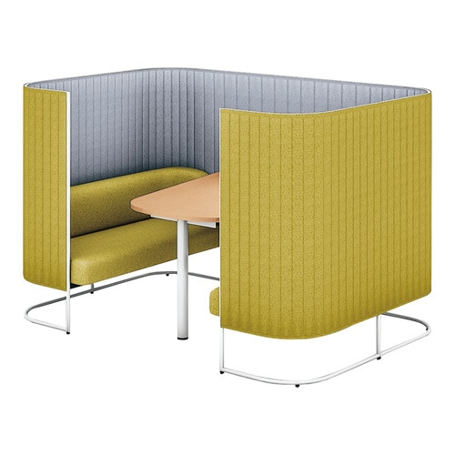 インフレームソファ4人用M高さ135白1S