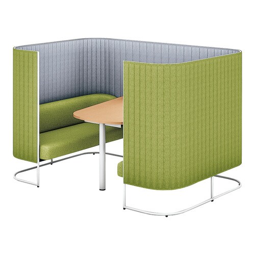 インフレームソファ4人用M高さ135白L9