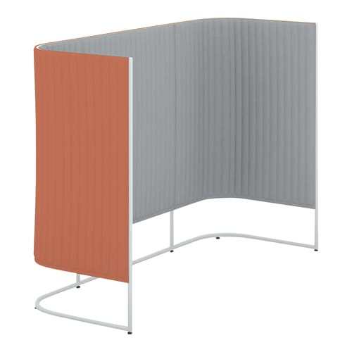 インフレームチェアハーフ片側2人用高さ135白0T