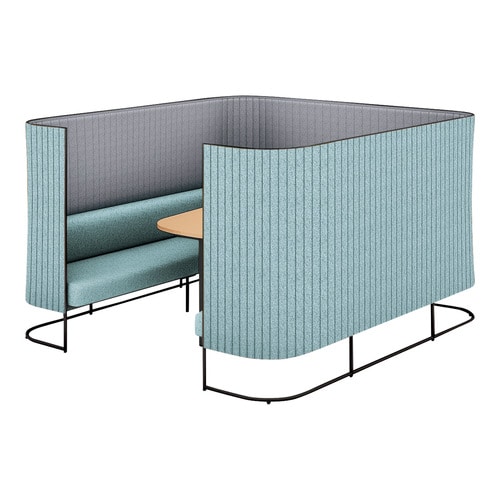 インフレームソファ6人用M高さ135黒38