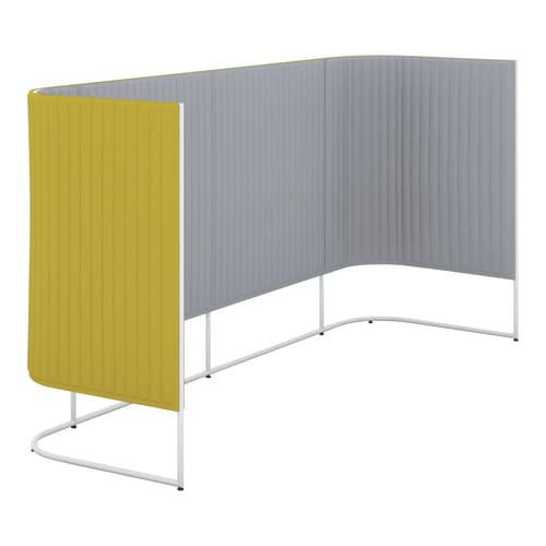 インフレームチェアハーフ片側3人用高さ135白1S