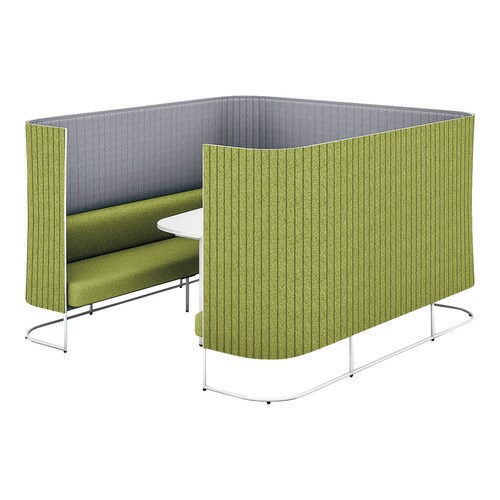 インフレームソファ6人用W高さ135白L9