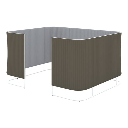 インフレームチェア2−4人用高さ135白B5