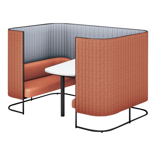 インフレームソファ4人用W高さ135黒0T