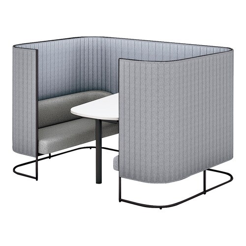 インフレームソファ4人用W高さ135黒ED