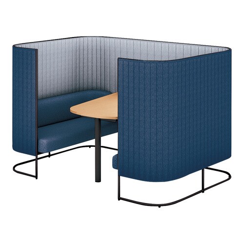 インフレームソファ4人用M高さ135黒65