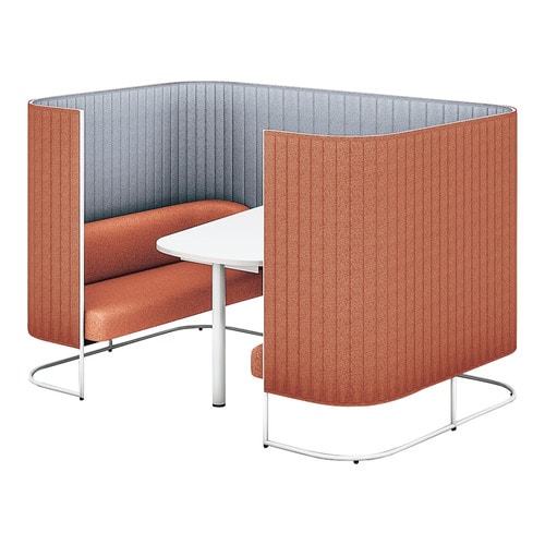 インフレームソファ4人用W高さ135白0T