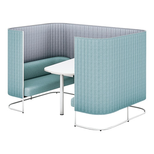 インフレームソファ4人用W高さ135白38