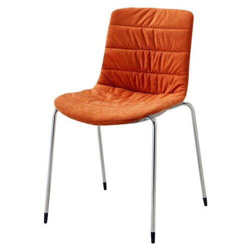 SCS−940オレンジ シルバー4本脚肘無