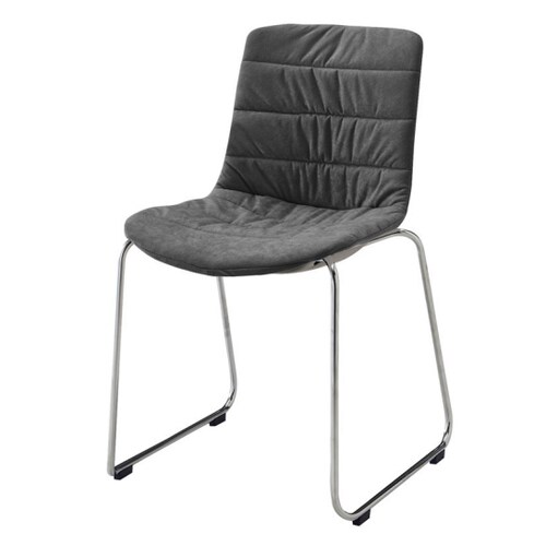 SCS−941グレー シルバーループ脚肘無