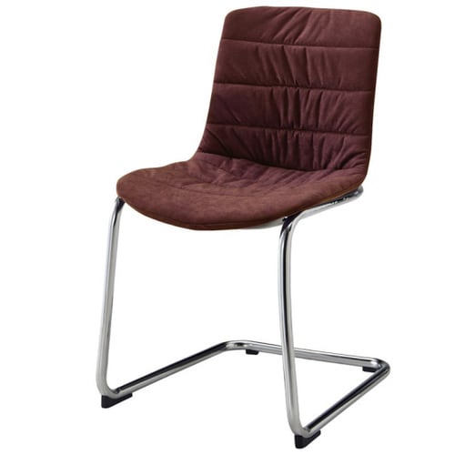 SCS−942レッドシルバーカンチレバー脚肘無