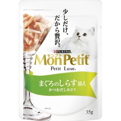 モンプチプチリュクスパウチまぐろのしらす35g