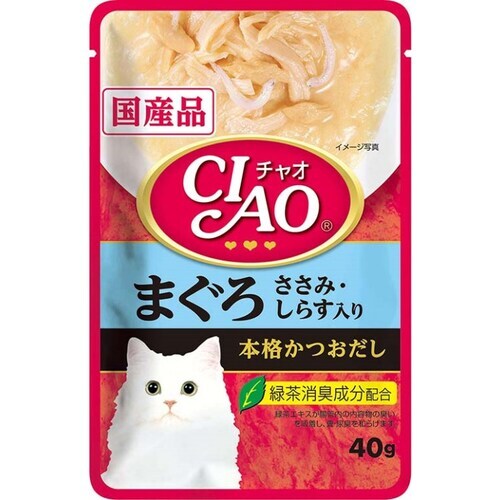 チャオパウチまぐろしらす40g×16