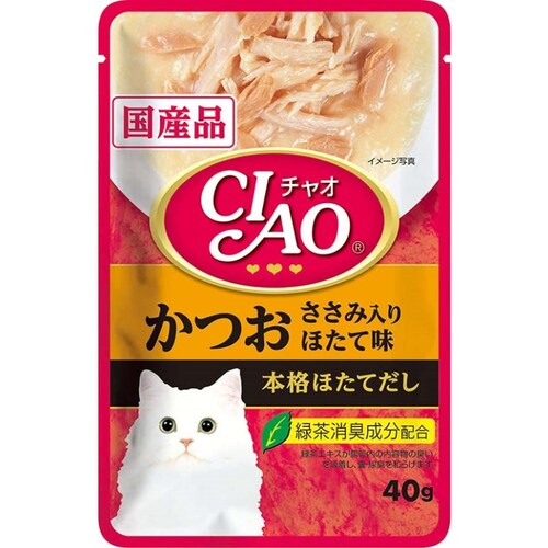 チャオパウチかつおほたて40g