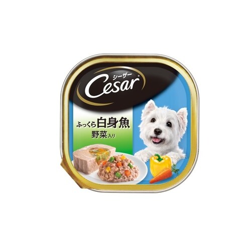 シーザー白身魚野菜入100g×24
