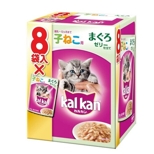 カルカンパウチ子猫用まぐろ70g×8