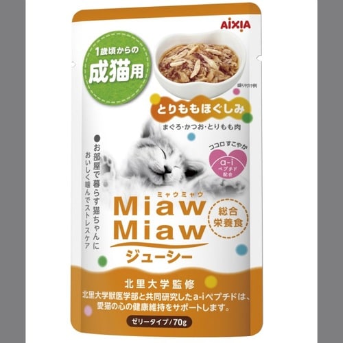 Miawジューシーとりももほぐしみ70g