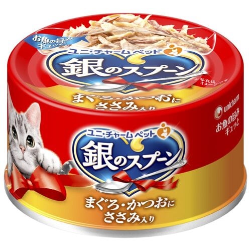 銀のスプーン缶まぐろささみ入70g