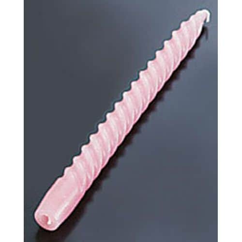 スパイラルキャンドル 10インチ ピンク(1打入)