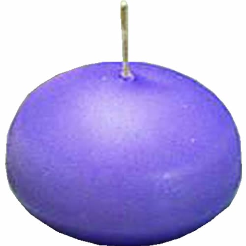 フラットキャンドル(24ヶ入)40045 パープル