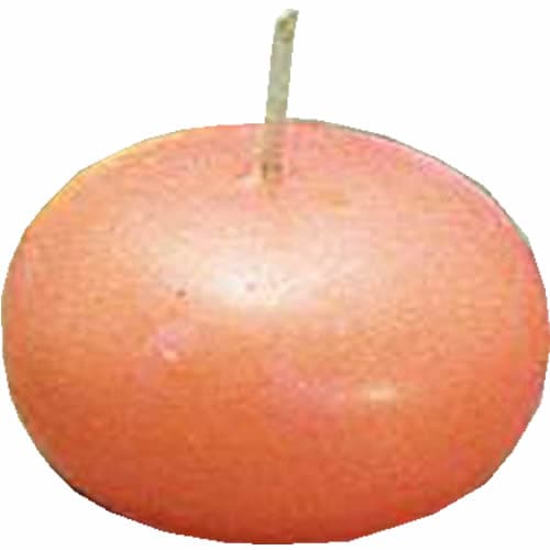 フラットキャンドル(24ヶ入)40045 ピーチ