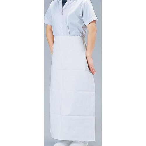 シャバルバ674 角前掛(抗菌加工) ホワイト L