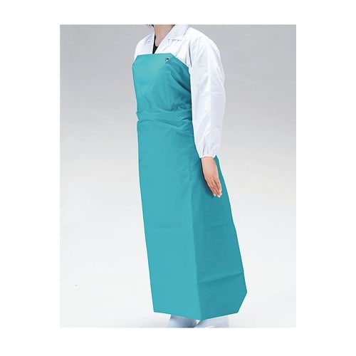 ワンタッチ胸付前掛 W−100 グリーン