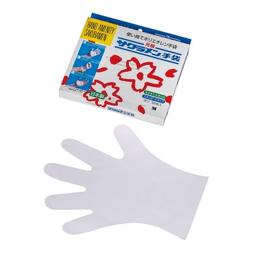 スタンダード手袋(100枚入) M ポリ透明