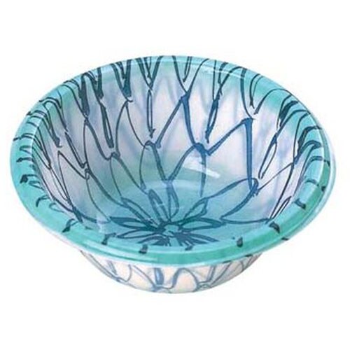 プラカップ網目 丸型 TZ−1 青(500枚入)