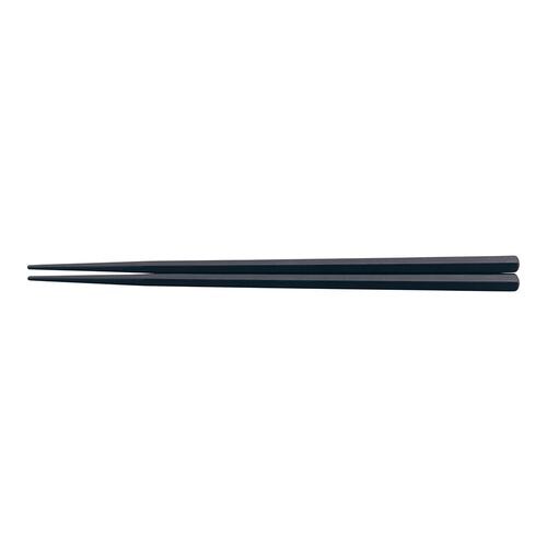 PBT筋目五角箸(10膳入) 黒 21cm