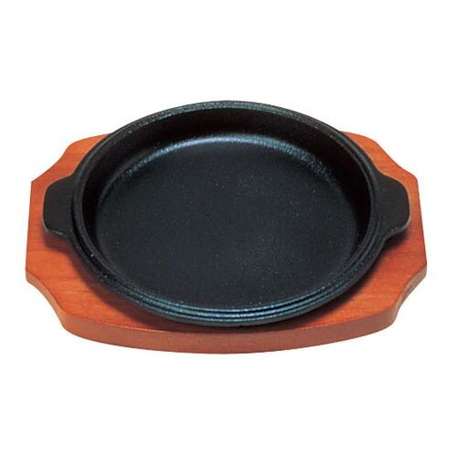 (S)ステーキ皿 渕付丸型 B 17cm