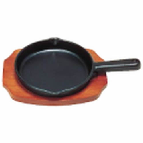 (S)ステーキ皿 手付丸型 B 17cm