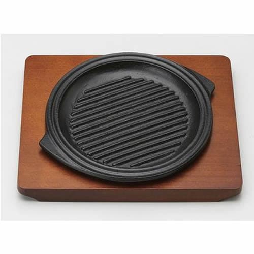 (S)ステーキ皿 グリル 丸 19cm