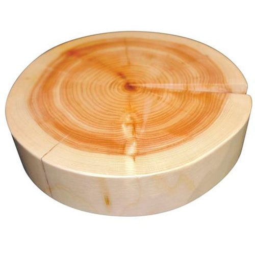 檜丸太ディスプレイ φ230×H50