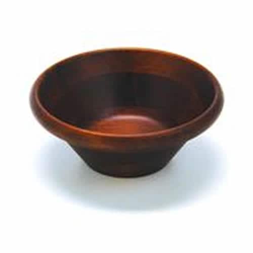 天然木サラダボウル こげ茶 14cm