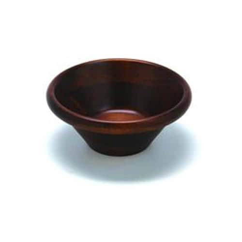 天然木サラダボウル こげ茶 15cm