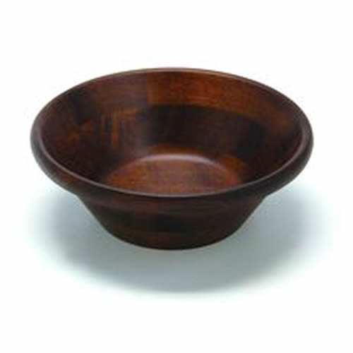 天然木サラダボウル こげ茶 18cm